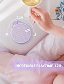 INSMY C12 IPX7 Waterproof Shower Bluetooth Speaker, Portable Small Speaker, Speakers Bluetooth Wireless Loud Clear Sound Support TF Card Suction Cup for Kayak Canoe Beach Gift (Purple) by TinyTreasures Baby Boutique