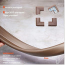 Roving Cove HeftyFit Edge Corner Protector Baby Proofing (Large 18ft Edge 8 Corners), Heavy-Duty, Soft NBR Rubber Foam, Furniture Fireplace Safety Bumper Guard, 3M Adhesive, Coffee Brown by TinyTreasures Baby Boutique