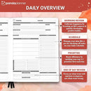 Panda Planner Pro 2025-2026 – Daily, Weekly & Monthly Planner for Productivity – Large 8.5x11 Undated Day Planner, Goal Planner, Project Organizer & Habit Tracker Notebook – Orange by TinyTreasures Baby Boutique