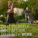 WORX WG896 12 Amp 7.5 Inch Corded Electric Lawn Edger & Trencher, Orange and Black by GreenHaven Gardens