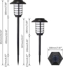 2Pack Solar Flame Lights Outdoor Solar Torch Lights Flickering Flame Solar Powered Auto On/Off Waterproof Security Path Lights for Walkway Garden Yard (66 LED) by GreenHaven Gardens