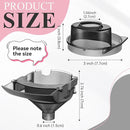 1 Sets Replacement Funnel Compatible with Baby Brezza Replacement Parts Funnel and Cover Baby Formula Dispenser, Grey by TinyTreasures Baby Boutique