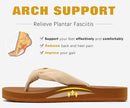 KuaiLu Flip Flops for Women with Arch Support Yoga Mat Comfortable Summer Beach Walking Thong Cushion Sandals Slip On Indoor Outdoor by TinyTreasures Baby Boutique