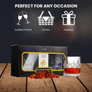 Bourbon Gummy Gift Set & Two Whiskey Glasses