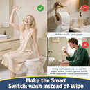 Handheld Bidet Sprayer for Toilet - Bidets for Existing Toilets Adjustable Water Pressure with Bidet Hose for Feminine Wash, Stainless Steel Muslim Shower Jet Spray for Toilet (Warm and Cold) by CozyNest Decor