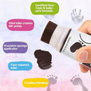 Sortnic 75ml Brown Baby Hand and Footprint Ink Kit, Baby Handprint Footprint Paint for Newborn Keepsake, Dog Cat Paw Print Kit, Washable, Non Toxic Acid-Free, Safe Gentle for Ideal New Mom Gifts by TinyTreasures Baby Boutique