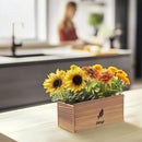 Sunflower, Marigold & Zinnia Flower Seeds Growing Kit – Complete Indoor & Outdoor Kit with Seeds for Planting, Planters, Soil, Tools, Instructions – Ideal for Gift Giving by GreenHaven Gardens
