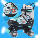 Sowume Adjustable Roller Skates for Girls and Women, All 8 Wheels of Girl's Skates Shine, Safe and Fun Illuminating for Kids by TinyTreasures Baby Boutique