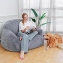 Giant Bean Bag Chair, Oversized Bean Bag Chairs for Adults and Kids, Gaming Chair Stuffed Memory Foam | Storage | Non-Slip, Removable Bean Bag Sofa Comfy Chair for Bedroom, Livingroom by CozyNest Decor