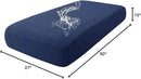 hyha Waterproof Couch Cushion Covers for Pets, Non Slip Sofa Seat Cover for Dogs Washable, Soft Thick Stretch Jacquard Fabric, Sofa Slipcovers with Elastic Bottom (1 Piece for Medium, Navy) by CozyNest Decor