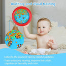 Musfunny Ocean Drum Wave Bead Drums Gentle Sea Sound Music Gift Musical Educational Sea Sound Drum Tool for Kid Child Baby (Red) by TinyTreasures Baby Boutique