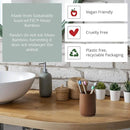 Wild & Stone Organic Baby Bamboo Toothbrushes | 4 Pack | Soft Bristles | 100% Compostable Handle | BPA Free | Vegan Baby Toothbrushes (White) by TinyTreasures Baby Boutique