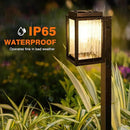 Solar Lights Outdoor Pathway 6 Pack, Solar Pathway Lights Outdoor 24" Tall Bright Auto On/Off Waterproof Garden Landscape Lighting for Path, Yard, Walkway, Driveway, Outside Decor Father's Day by CozyNest Decor