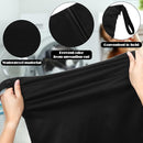 Shappy 2 Pcs Large Travel Laundry Bag Washable Waterproof Wet Dry Large Dirty Clothes Bag Bathing Workout(Solid Black) by TinyTreasures Baby Boutique