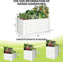 Large Outdoor Planter Boxes Kit Set of 2,6x3x2ft Galvanized Raised Bed Planter with Open-Ended Base Design, Elevated for Outdoor Plants, Durable Raised Bed for Gardening,Green by CozyNest Decor