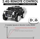 Costzon Ride on Car, Licensed Mercedes-Benz Maybach, 12V Battery Powered Vehicle Toy w/ 2 Motors, Remote Control, 3 Speeds, Lights, Horn, Music, Aux, Storage, Truck, Electric Car for Kids (Black) by TinyTreasures Baby Boutique