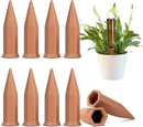 VIVOSUN 10Pcs Self-Watering Spikes, 7 Inch Hexagonal Terracotta Watering Stakes, Auto-Water Device, Planter Insert for Indoor & Outdoor Potted Plants, 10-Pack by GreenHaven Gardens