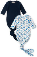 MONICA + ANDY Baby Organic Knot It Gown by TinyTreasures Baby Boutique