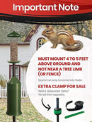 iPrimio 18" Squirrel Baffle - Easy Install Pole Wrap Around Baffle: Protect Hanging Bird Feeders, Squirrel Baffles for Feeders, No Tool Install, Durable Weather Resistant, for Bird Feeder Poles by GreenHaven Gardens