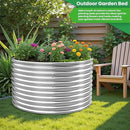 3 Pack 40x40 inch Tall Round Galvanized Raised Garden Bed Outdoor,Metal Garden Bed for Vegetables,Steel Raised Beds for Gardening,Above Ground Garden Box for Flower by GreenHaven Gardens