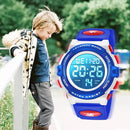 Kids Watch,Boys Watch for 3-15 Year Old Boys,Digital Sport Outdoor Multifunctional Chronograph LED 50 M Waterproof Alarm Calendar Analog Watch for Children with Silicone Band,Kids Gift by TinyTreasures Baby Boutique