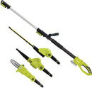 Sun Joe 24V-GTS4004-XT 24V IONMAX Blower,Hedge Trimmer & 8-in Pole Saw Kit w/2x24V 2.0-Ah Batt, Charger & Pole by GreenHaven Gardens