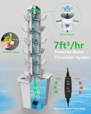 Hydroponic Tower Growing System，30 Pods Vertical Garden，Suitable for Indoor and Outdoor, Grow Herbs and Vegetables，Houseplant Farming with Water Circulation and Automatic Timer by GreenHaven Gardens