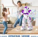 KingsDragon RC Robot Toys for Kids, Gesture & Sensing Programmable Remote Control Smart Robot for Age 3 4 5 6 7 8 Year Old Boys Girls Birthday Gift Present,Purple by TinyTreasures Baby Boutique