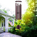 45'' Large Wind Chimes for Outside with Deep Tone, Wind Chimes Outdoor Garden & Patio Hanging Décor, Sympathy Gifts. Bronze by CozyNest Decor