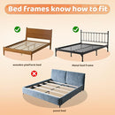 Bed Guard Rail for Toddlers - 59inch Foldable & Adjustable Height Baby Bed Safety Side Rails - Large Toddler Crib Railing Guard for Twin, Bunk, Full Size, Queen & King, Full Size Bed by TinyTreasures Baby Boutique