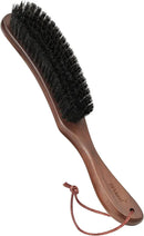 BFWood Clothes Brush - Boar Bristle Lint Brush for Suits, Cashmere, Wool, Velvet, Suede and Pet Hair - Large Black Walnut Wood Handle by CozyNest Decor