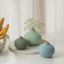 Ceramic Vase Set of 3, Mini Flower Vase for Home Decor, Modern Vase, Small Flower Vases for Dining Table Centerpieces,Living Room,Shelf,Mantel and Entryway Display by CozyNest Decor