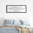 The Best Things in Life Framed Wall Art, 32''×12'' Rustic The Best Things in Life Sign for God Jesus Christ Prayer, Horizontal Holy Inspirational Family Home Decor by CozyNest Decor