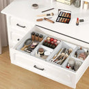 DIMJ Drawer Organizer Clothes 24 Pack - Foldable Baby Organizers and Storage & Dresser Organizer for Bedroom, Closet - Nursery Organization Dresser Dividers for underwear, Sock,Bra, Belt, Tie, White by CozyNest Decor
