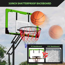 Basketball Hoop Outdoor 10 FT Height Adjustable, Portable Basketball Goals Systems with 45" Backboard for Youth Adults Kids - Backyard, Driveway, Indoor Play by TinyTreasures Baby Boutique