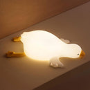Goose Cute Night Light for Toddler,Kids,Baby, Lying Duck Nightlight Ambient LED Lamp for Bedside Sleeping Companion, Rechargeable Battery Powered, 30Min Auto-Off by TinyTreasures Baby Boutique