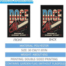 Chainsaws For Bureaucracy D.O.G.E US Flag Garden Flags 12x18 Double Sided Funny Banner for Indoor by GreenHaven Gardens