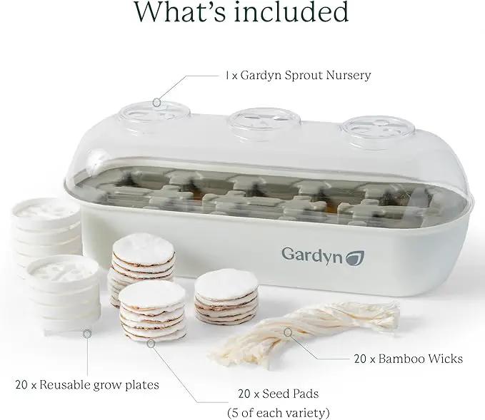 GARDYN Indoor Garden Nursery, Indoor Germination, Hydroponic Growing System - Seed Starter Tray Works with Home Tower Gardens, Vertical Garden Planters & Microgreens Growing Kits, photo 3 of 9