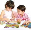 SYNARRY Wooden Jigsaw Puzzles for Kids Age 3-5 Year Old, 4 Pack 24-40 Pieces Preschool Educational Learning Toys Gift Set for Children Boys and Girls, Sea Life, Insects, Animals, Dinosaurs Themes by TinyTreasures Baby Boutique