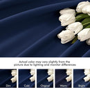 MIULEE Navy Blue Back Tab Blackout Curtains 102 Inch Long 2 Panels Set for Bedroom, Rod Pocket/Pinch Pleated Thermal Insulated Living Room Darkening Light Blocking Floor to Ceiling Drapes by TinyTreasures Baby Boutique