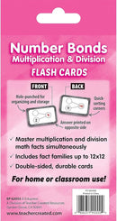 Teacher Created Resources Number Bonds Flash Cards - Multiplication & Division (EP62055) 3-1/8" x 5-1/8" by TinyTreasures Baby Boutique