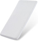 Bassinet Mattress Topper, Gel Memory Foam Mattress with Removable Cover Fit for Baby Delight Beside Me Dreamer Bassinet (32.5" x 20"), Waterproof Breathable Soft Bassinet Mattress by TinyTreasures Baby Boutique