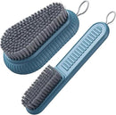 Cleaning Brush Soft Bristle Brush Laundry Scrub Brush Clothes Underwear Shoes Scrubbing Brush, Easy to Grip Household Cleaning Brushes Tool for Countertops Bathtubs (Blue) by CozyNest Decor