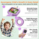 Microscope for Kids - Mini Pocket Kid's Microscope Handheld, 2.4" - 600X FHD Digital Microscope Educational Science Toys, Outdoor Toys for Kids Ages 4-8 8-12, Boys & Girls Christmas Birthday Gifts by TinyTreasures Baby Boutique