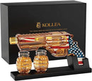 Birthday Gifts for Men Dad, Kollea Flag Whiskey Decanter Sets with Grenade Shot Glasses, Gifts Ideas for Brother, Holiday, Father, Husband, Boyfriend, Military Enthusiasts, Funny Anniversary Present by CozyNest Decor