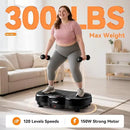 Vibration Plate Exercise Machine - 300 lbs Weight Capacity, 120 Speed Levels, 9 Workout Modes for Home Fitness, Muscle Toning & Weight Loss by CozyNest Decor