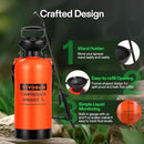 VIVOSUN 1.85-Gallon Pump Pressure Sprayer, Pressurized Lawn & Garden Water Spray Bottle with Adjustable Shoulder Strap, for Spraying Plants, Garden Watering and Household Cleaning by GreenHaven Gardens