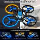 Mini Drones for Kids - RC Drone with Auto Hovering and Headless Mode, Quadcopter with LED Light, Propeller Full Protect, 3D Flips, 3 Batteries, Remote Control, Best Toys Gifts by TinyTreasures Baby Boutique