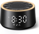 Dreamegg Sound Machine for Sleep - D1 Nova White Noise Sound Machine for Baby Adult with Alarm Clock, Soothing Sounds, Dimmable, White Noise Alarm Clocks for Bedrooms Heavy Sleepers Travel, Black by TinyTreasures Baby Boutique