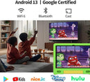 JREN Kids Table 10.1" ｜Android 14 Tablet for Kids｜64GB Storage｜Octa-Core｜WiFi ｜Cameras｜Parental Control｜Kids Content｜Case Included Great Gift for Children Ages 3-12 Years Old Green by TinyTreasures Baby Boutique